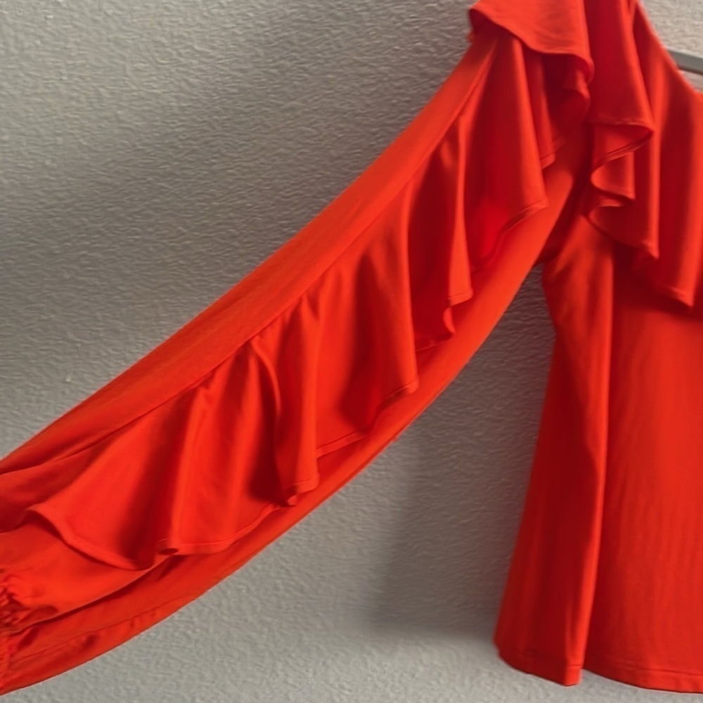 Anthropologie Off-The-Shoulder Ruffle Top - Picture 6 of 9